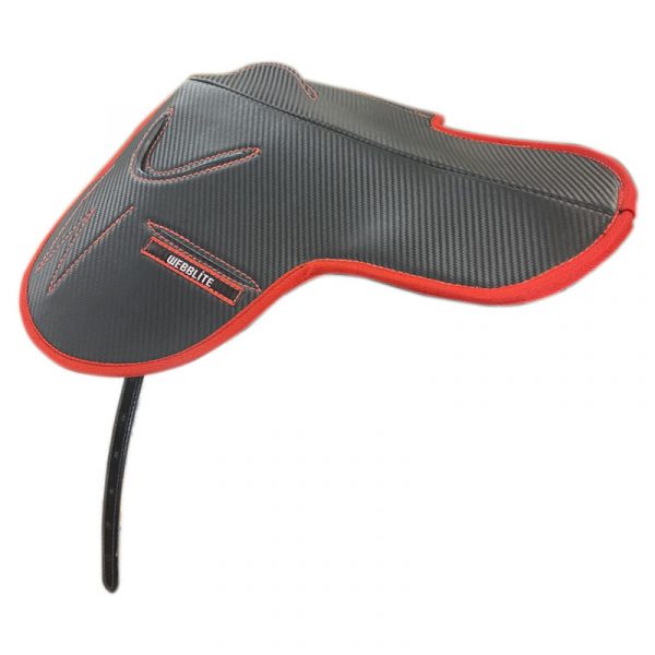 Webblite Flat Saddle Delta Short in Carbon Leather